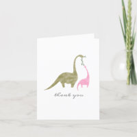 Chá de fraldas Rosa De Dinossauro Mama Obrigado