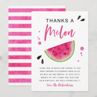Chá de fraldas rosa de Watermelon Girl