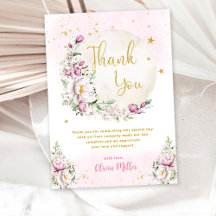 Chá de fraldas Rosa Floral