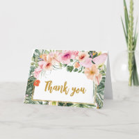 Chá de fraldas Tropical Floral Aloha