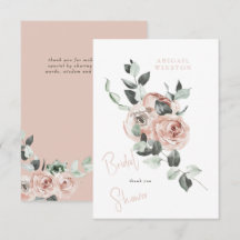 Chá de Noiva Floral Eucalipto Rosa 