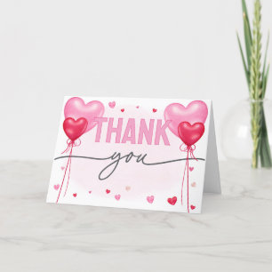 Cartão De Agradecimento Chá de Noiva Galentine's Love Is In The Air