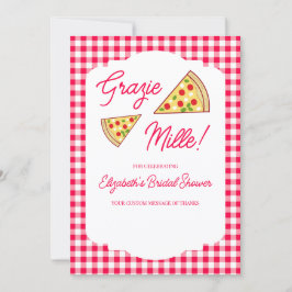 Cartão De Agradecimento Chá de Noiva That's Amore