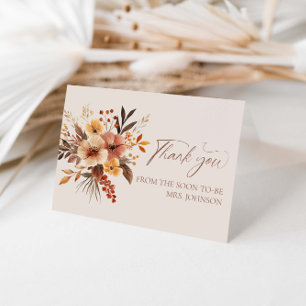 Cartão De Agradecimento Chá de panela Apaixonado Obrigado