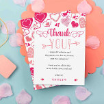 Cartão De Agradecimento chá de panela de Dia de os namorados "Comer, Beber<br><div class="desc">Diga obrigado seu estilo com este chá de panela de tendências,  obrigado cartas. A formulação modelo é fácil de personalizar e sua família e amigos ficarão entusiasmados quando receberem esse obrigado fabuloso.</div>