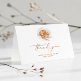 Cartão De Agradecimento Chá de panela Love is brewing