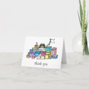 Cartão De Agradecimento chá de panela Obrigado