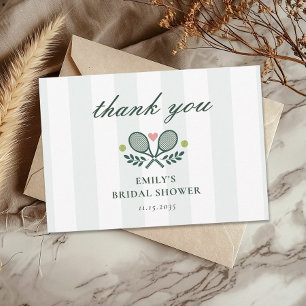 Cartão De Agradecimento Chá de panela Tênis de Correspondência Perfeita