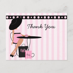 Cartão De Agradecimento Chá do bebê