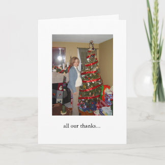 Cartão De Agradecimento Chá Obrigado