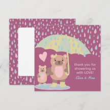 Chá Personalizado Do Raindrogue Pudles Mama & Bear