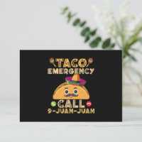 Chamada de Emergência de Taco Engraçado Cinco de M