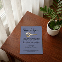 Chave de Ouro Elegante Luxo Ardósia Azul Imóveis
