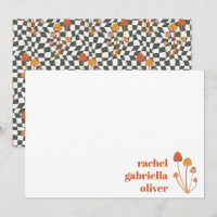 Checkerboard Mitzvah, Retro Laranja Personalizado