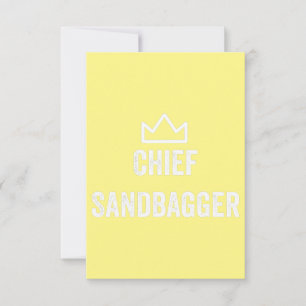 Cartão De Agradecimento Chefe Sandbagger Golf Meme Bjj Chess Sandbag