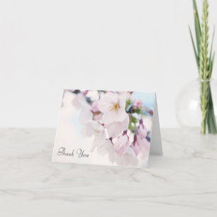 Cartão De Agradecimento Cherry Blossomo Obrigado