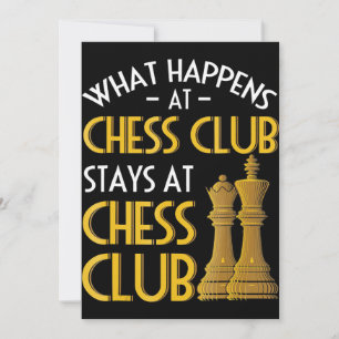 Cartão De Agradecimento Chess Lover  O Que Acontece No Humor Do Chess Club