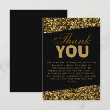 Chic Dourado Glitter Sparkles Retirement Party 202