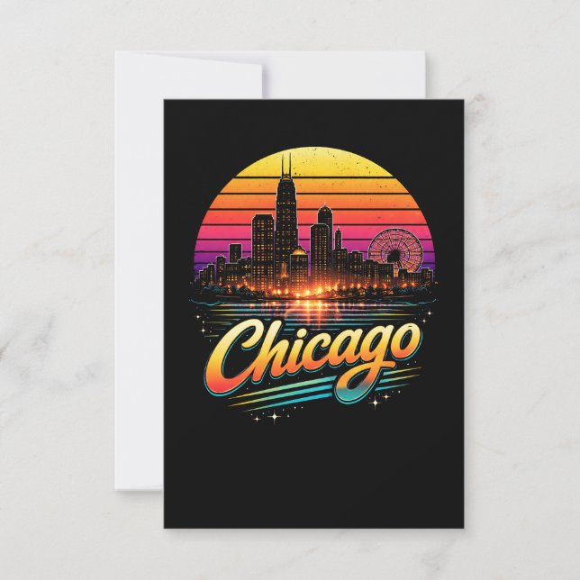 Cartão De Agradecimento Chicago (Frente)