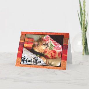 Cartão De Agradecimento Chihuahua 'Thank You' Blank Card for Anyone