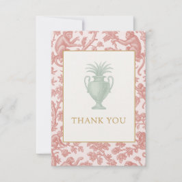 Cartão De Agradecimento Chinoiserie Card