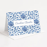 Chinoiserie Chic Azul e Branco Chuveiro Nupcial