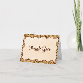 Cartão De Agradecimento Chocolate Chip Cookie Thank You Card | Sweet Baby
