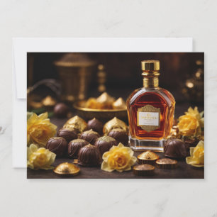 Cartão De Agradecimento Chocolates de Ouro High Noon