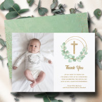 Christening Photo Cross Eucalyptus
