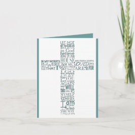 Cartão De Agradecimento Christian Cross John 14 Simpatia Obrigado 1
