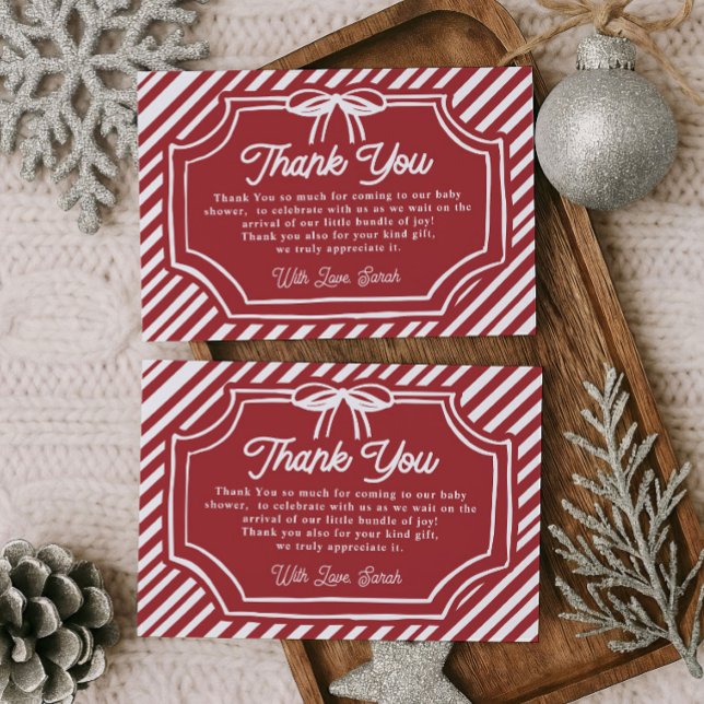 Cartão De Agradecimento Christmas  (Criador carregado)