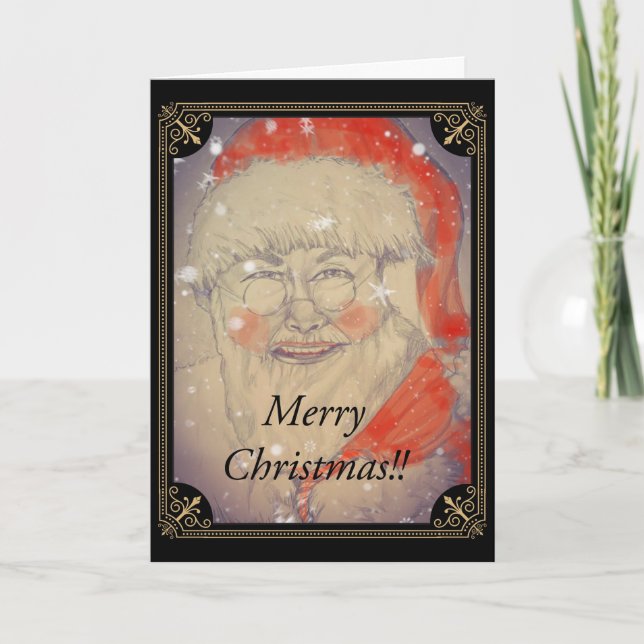 Cartão De Agradecimento Christmas Card (Frente)