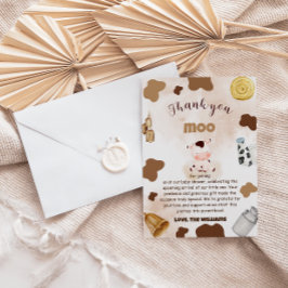 Cartão De Agradecimento Chuva Boho Rústica Baby Shower