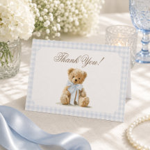 Chuva de Bebê do Menino Urso Azul