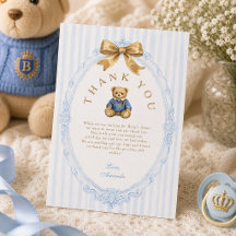 Chuva de Bebê do Urso de Pelúcia Polo com Listras