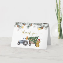 Chuva de Bebê Floral de Inverno Árvore de Natal Tr