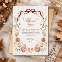 Chuva de Bebê Floral de Outono Elegante