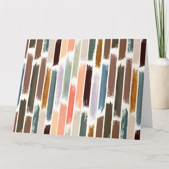 Cartão De Agradecimento Chuva de cores 2 (Frente)