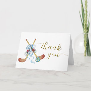 Cartão De Agradecimento Chuva de Flores Estrela de Inverno Baby Shower