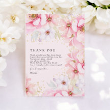 Chuva de Noiva Floral Água Rosa Elegante Dourado