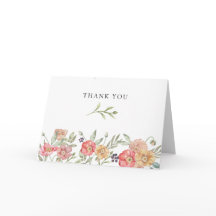 Chuva de Noiva Floral em Aquarela Rosa Elegante