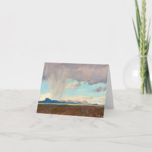 Cartão De Agradecimento Chuva para o Golfo por Maynard Dixon