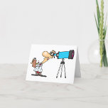 Cartão De Agradecimento Cientista com Telescope Astronomy Science Humor<br><div class="desc">Mostre sua apreciação com um toque de humor científico usando este cartões de agradecimentos de desenho científico único. Com um cientista esquisito olhando através de um telescópio, esse design é perfeito para amantes da astronomia, entusiastas do espaço e geeks de ciência. Quer você esteja agradecendo a um professor, professor, pesquisador...</div>