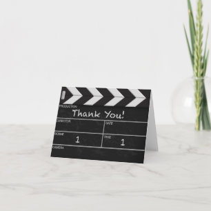Cartão De Agradecimento Cinema Thank You Card