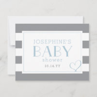 Cinza Chá com risca azul claro