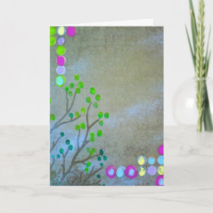Cartão De Agradecimento Circles