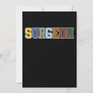 Cartão De Agradecimento Cirurgia do Cirurgião Retro Médico Neurologia Gr