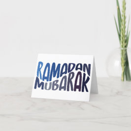 Cartão De Agradecimento Citação islâmica Ramadan Mubarak