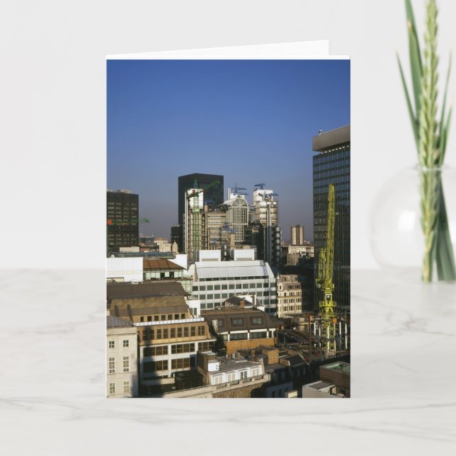 Cartão De Agradecimento City of London na década de 1990 (Frente)