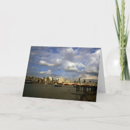 Cartão De Agradecimento City of London Na Década De 90